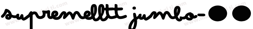 SupremeLLTT Jumbo字体转换
